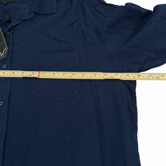 Rails Mens Connor Shirt Size XXL Indigo Soft Cotton Button‎ Down Capsule Minimal - Picture 6 of 11